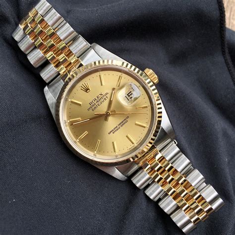 rolex acciaio oro 16233|rolex datejust 16233.